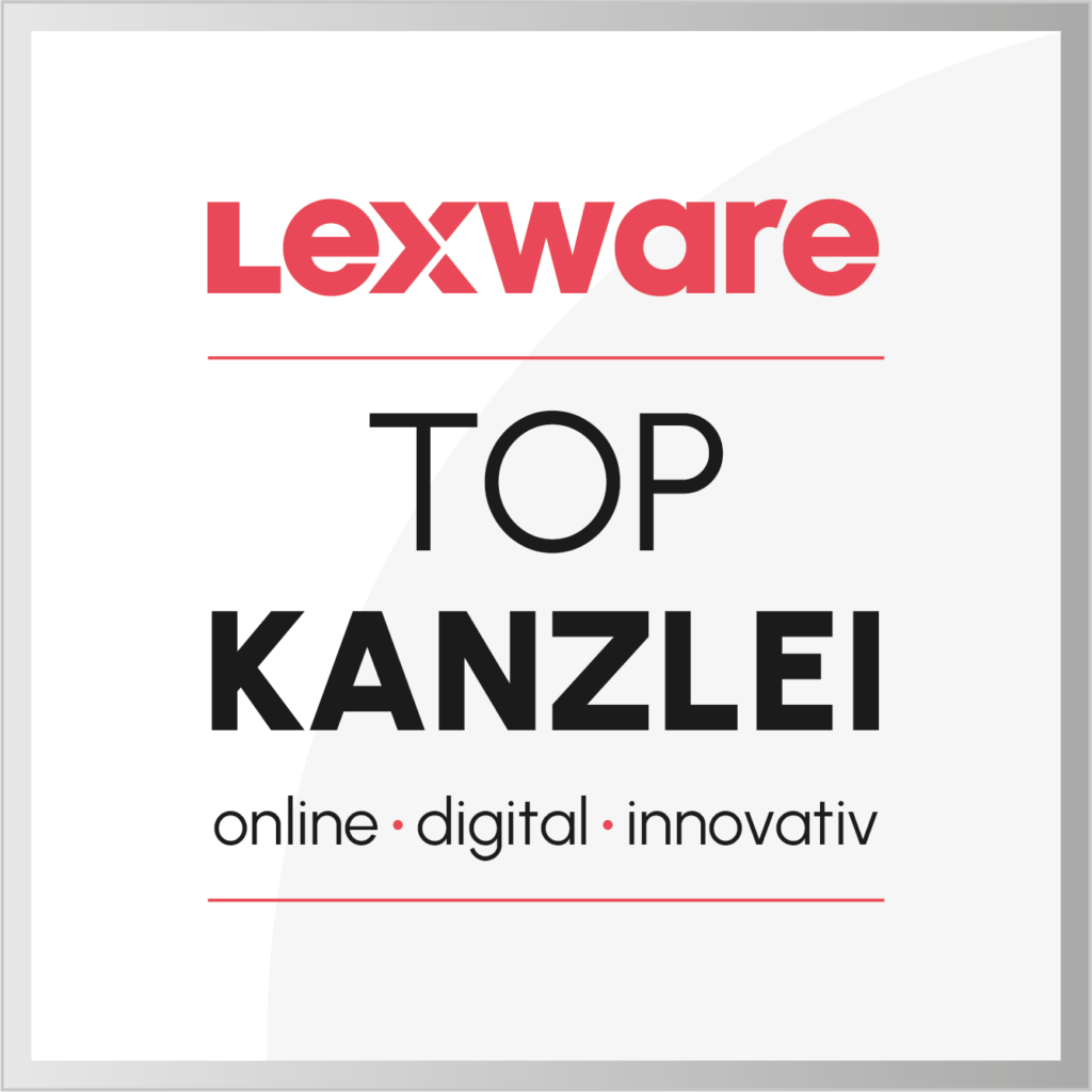 Siegel "Lexware TOP Kanzlei – online, digital, innovativ", das Borgwarth & Partner als besonders digital ausgerichtete Steuerkanzlei auszeichnet